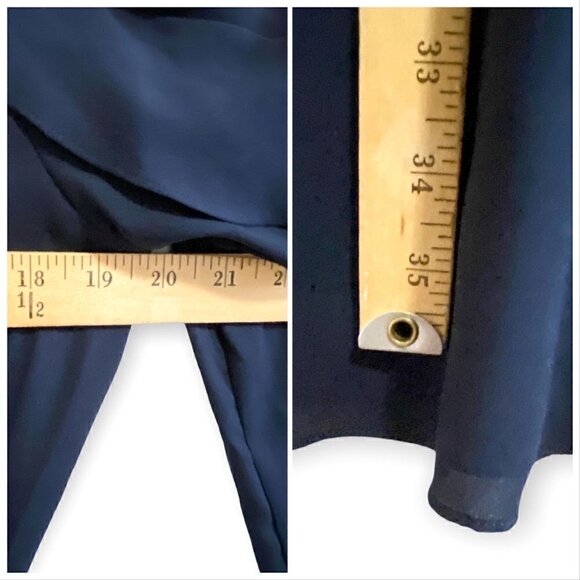 Mika & Gali Navy Blue dress with ruffles, size M - Picture 11 of 11